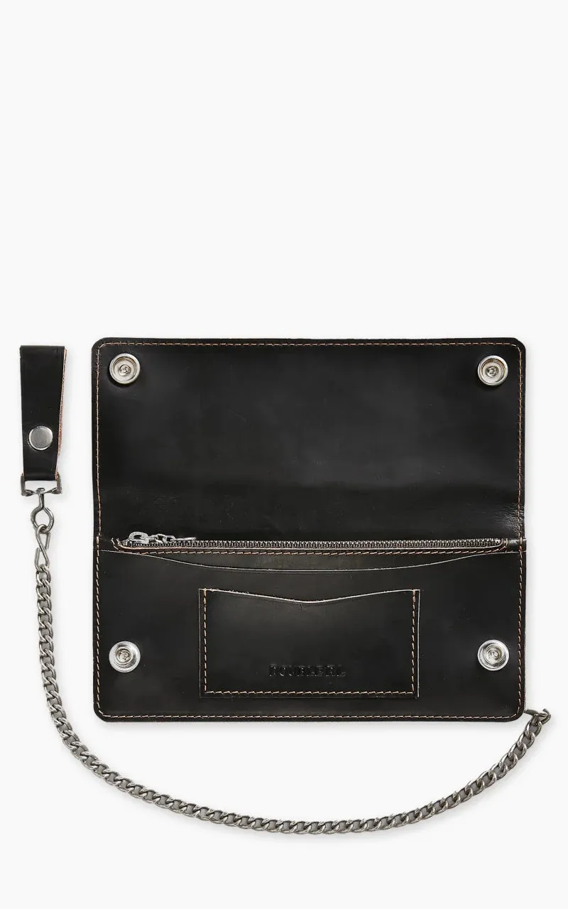 RRL Leather Chain Wallet Black Over Brown sold by Cultizm product image thumbnail 2