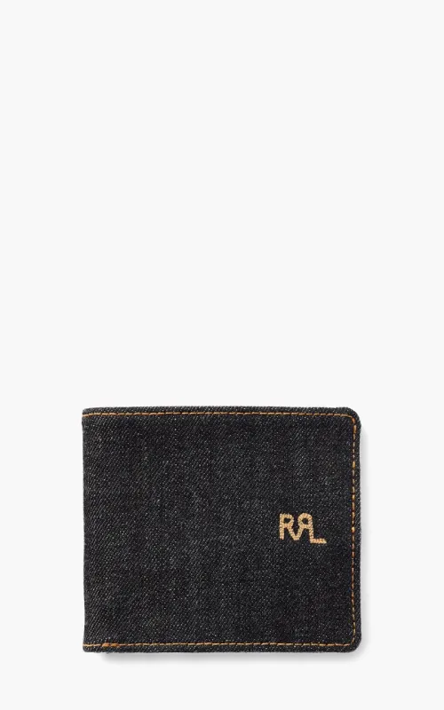 RRL Billfold Wallet Selvedge Denim Indigo sold by Cultizm