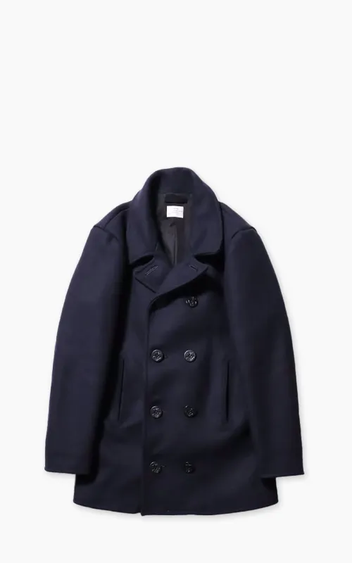 Houston USN Pea Coat Wool Navy sold by Cultizm