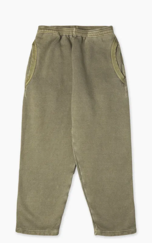 Barns Outfitters BR-3049PG Wide Tapered Sweatpants Pigment Dye Khaki sold by Cultizm