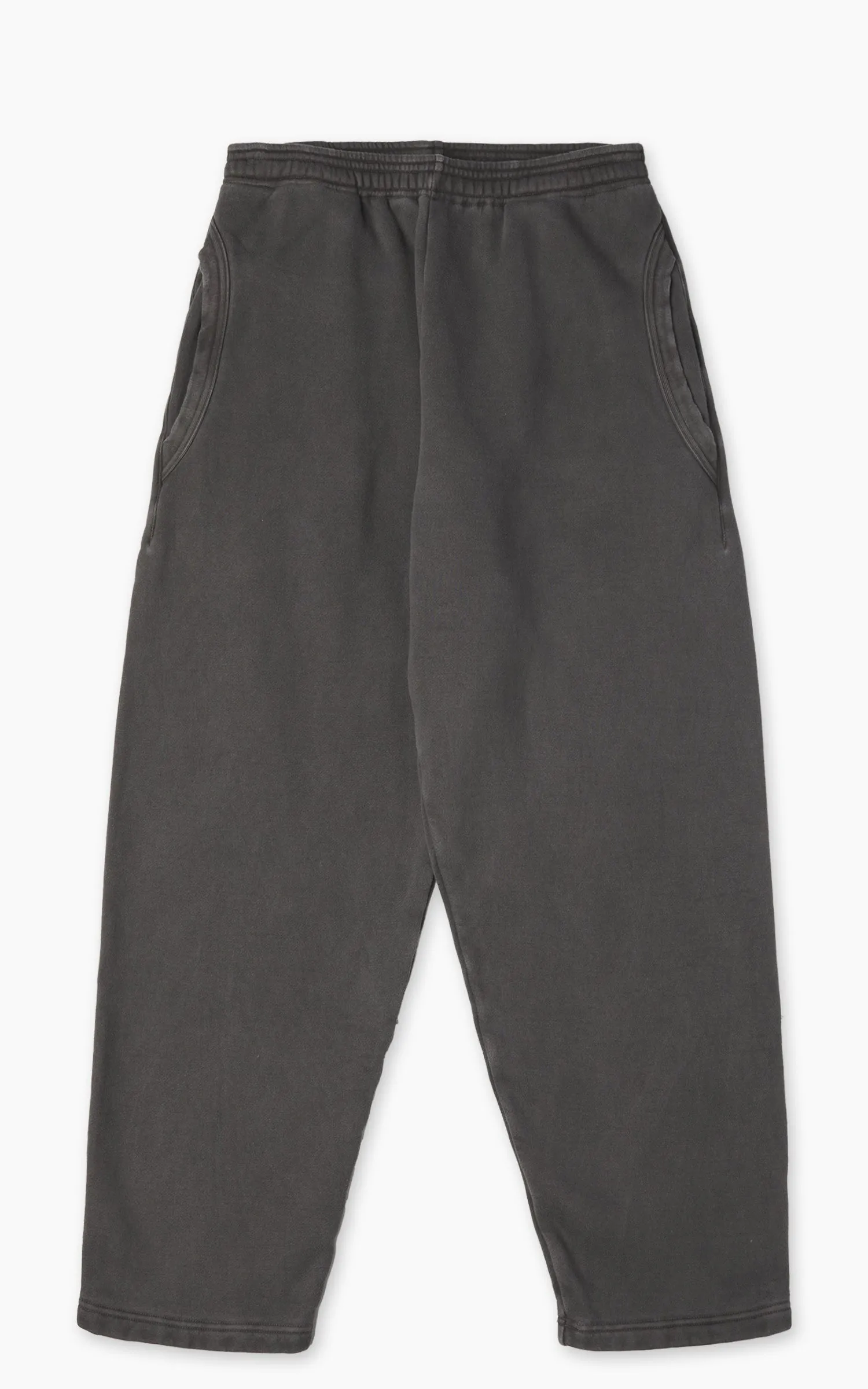 Barns Outfitters BR-3049PG Wide Tapered Sweatpants Pigment Dye Black sold by Cultizm