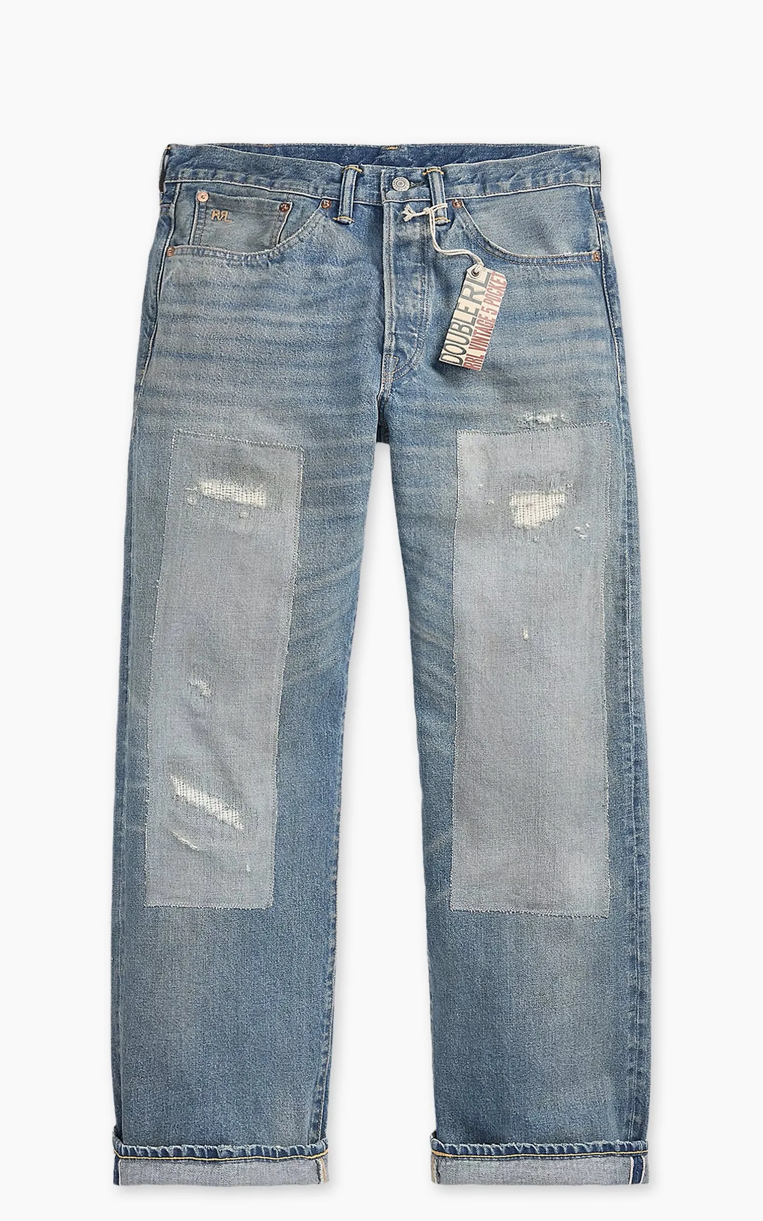 RRL Vintage 5-Pocket Selvedge Jean Midlands Wash sold by Cultizm