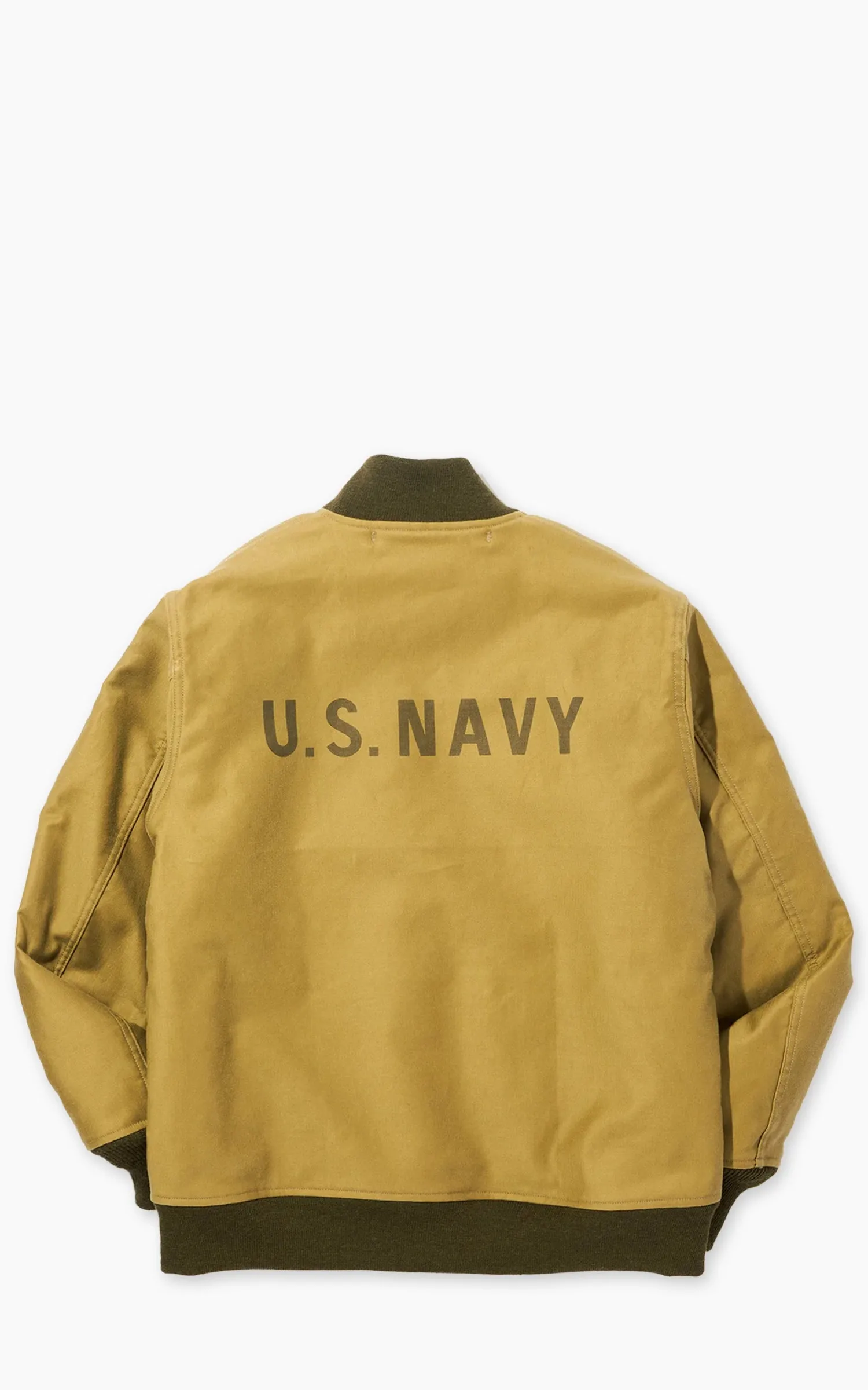 Pherrow's 25W-P1168DJ Deck Jacket Alpaca Faded Khaki sold by Cultizm product image thumbnail 2