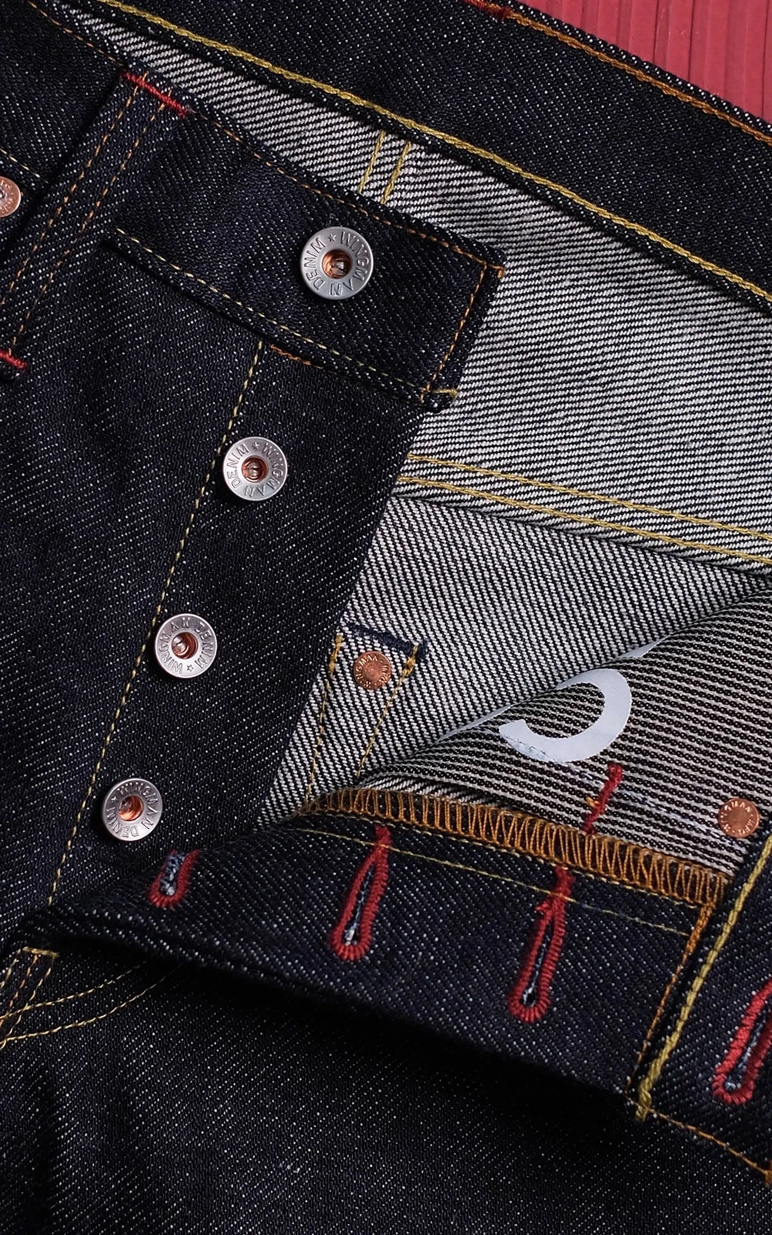 Wingman Denim Sherman Jeans Indigo 23oz sold by Cultizm product image thumbnail 4
