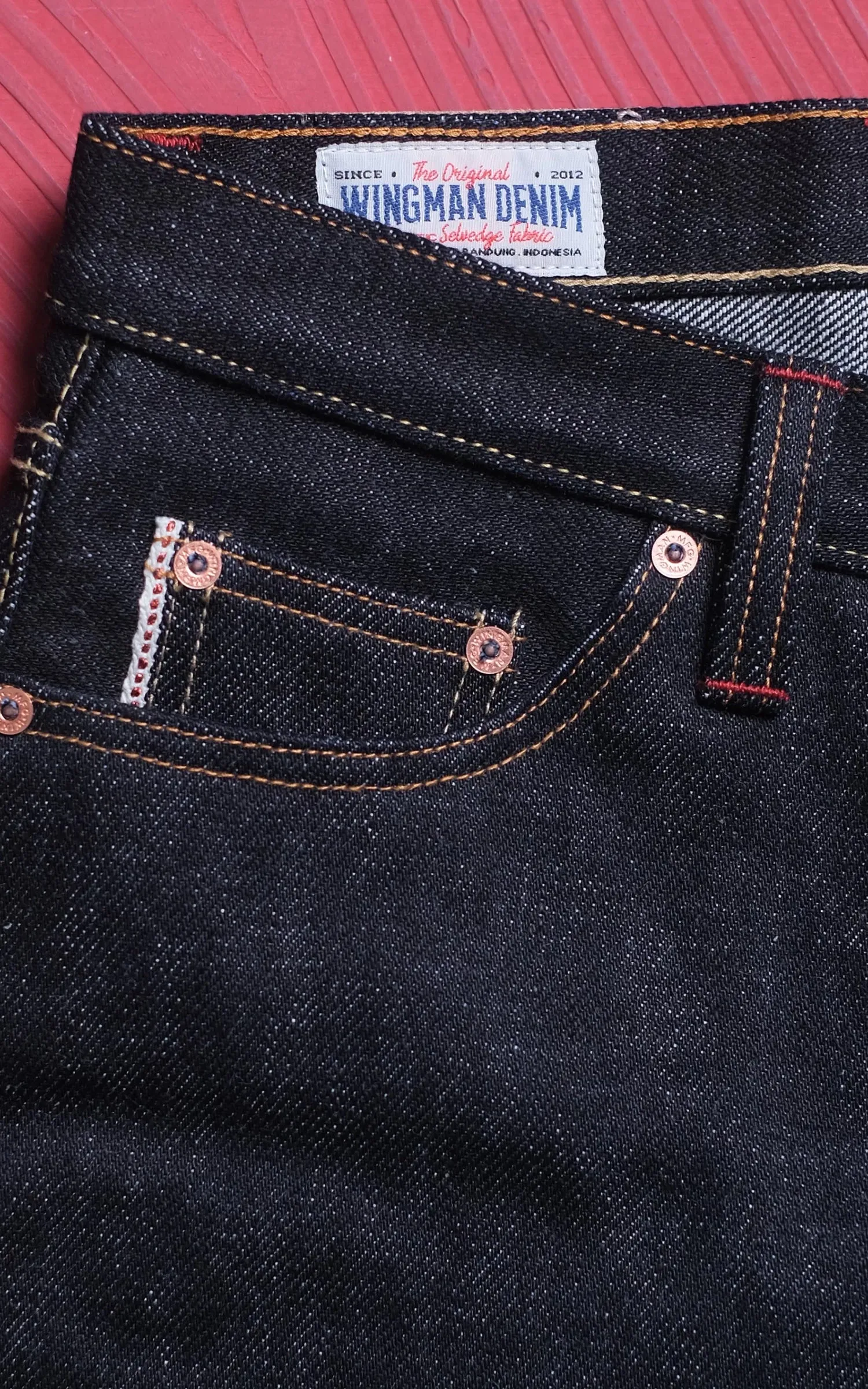 Wingman Denim Sherman Jeans Indigo 23oz sold by Cultizm product image thumbnail 3
