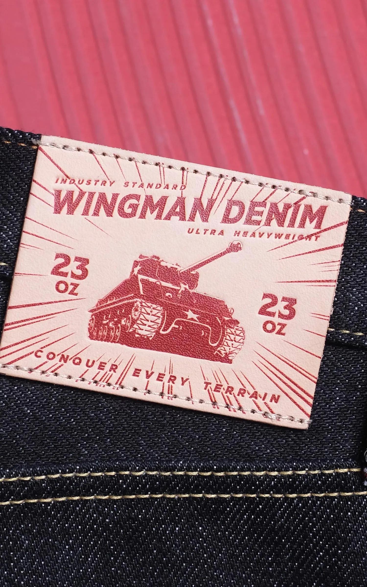 Wingman Denim Sherman Jeans Indigo 23oz sold by Cultizm product image thumbnail 2