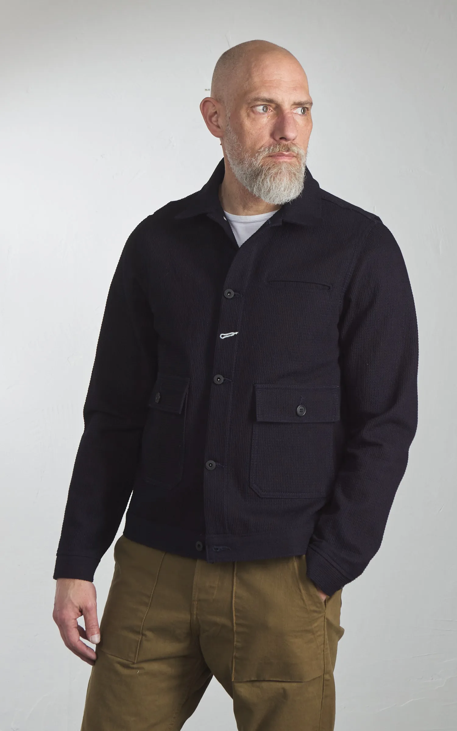Rogue Territory Ranger Jacket Sashiko Waffle Indigo sold by Cultizm product image thumbnail 4