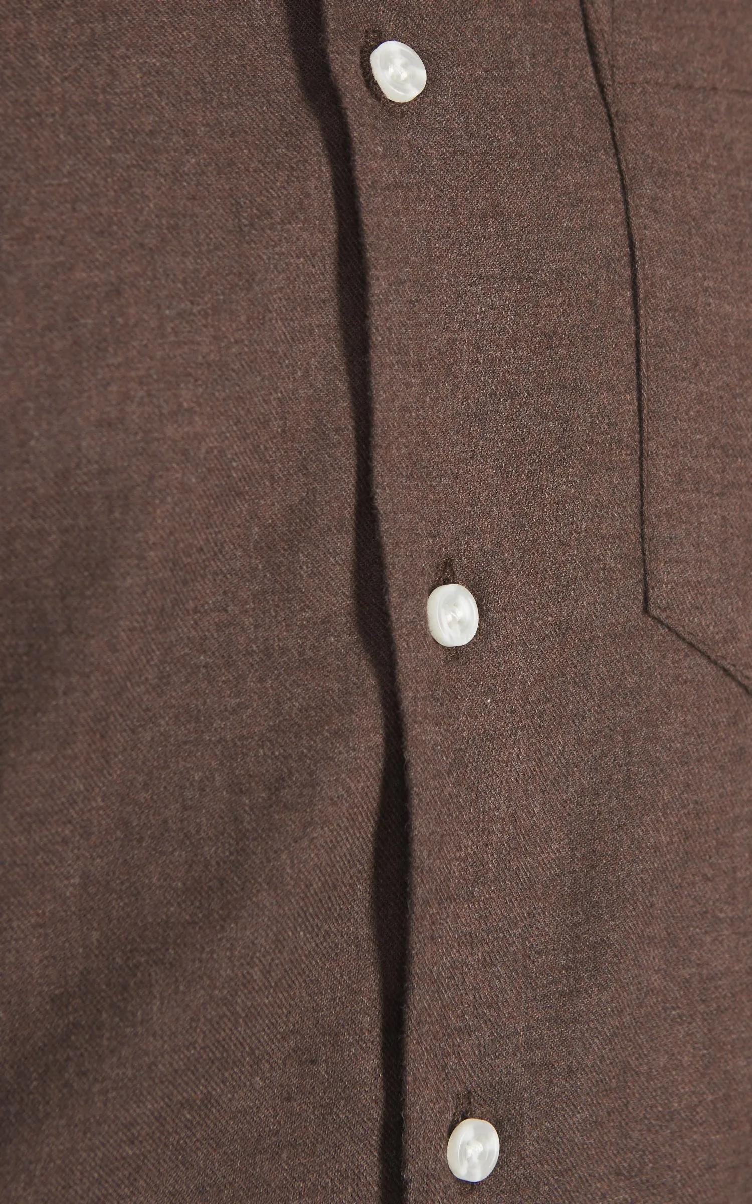 Naked & Famous Denim True Shirt Soft Twill Brown sold by Cultizm product image thumbnail 3