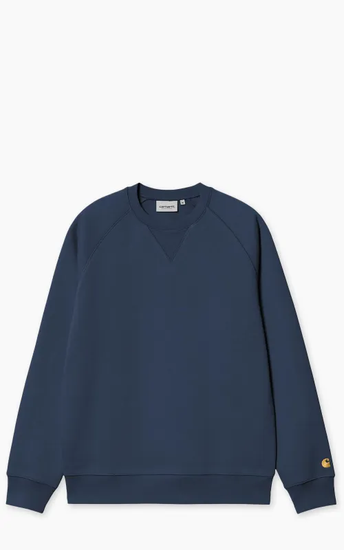 Carhartt WIP Chase Sweatshirt Jupiter/Gold sold by Cultizm