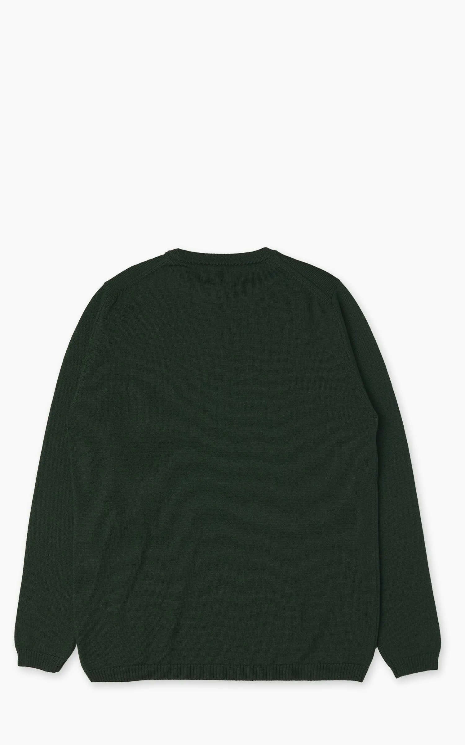 Merz b. Schwanen MWRC01 Classic Crew Merino Wool Pullover Forest sold by Cultizm product image thumbnail 3