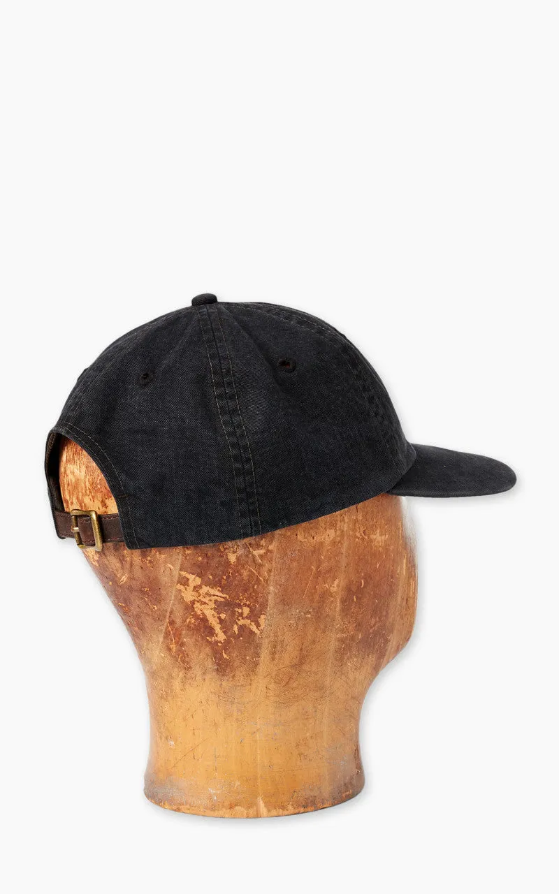 RRL Ranch Logo Twill Ball Cap Black sold by Cultizm product image thumbnail 2