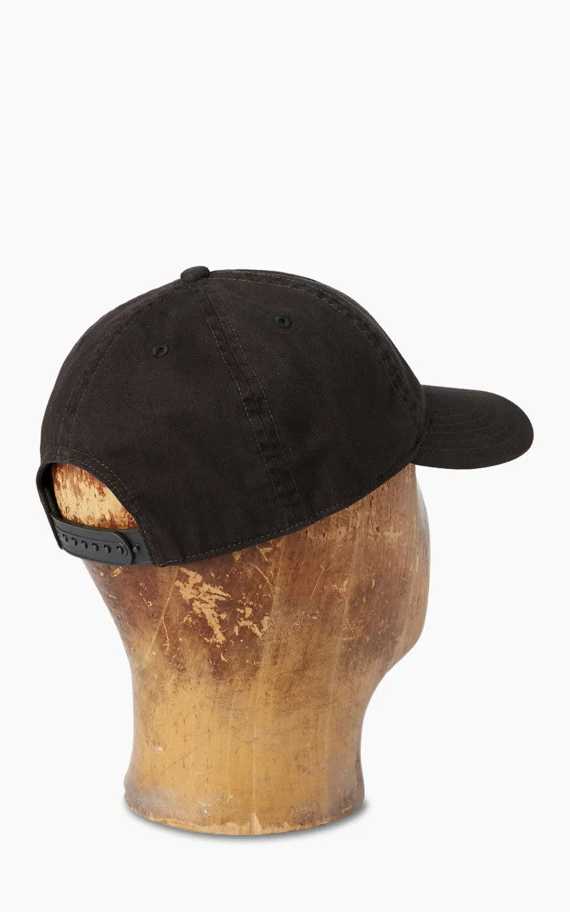 RRL Winged-Logo Baseball Cap Garment-Dyed Black sold by Cultizm product image thumbnail 3