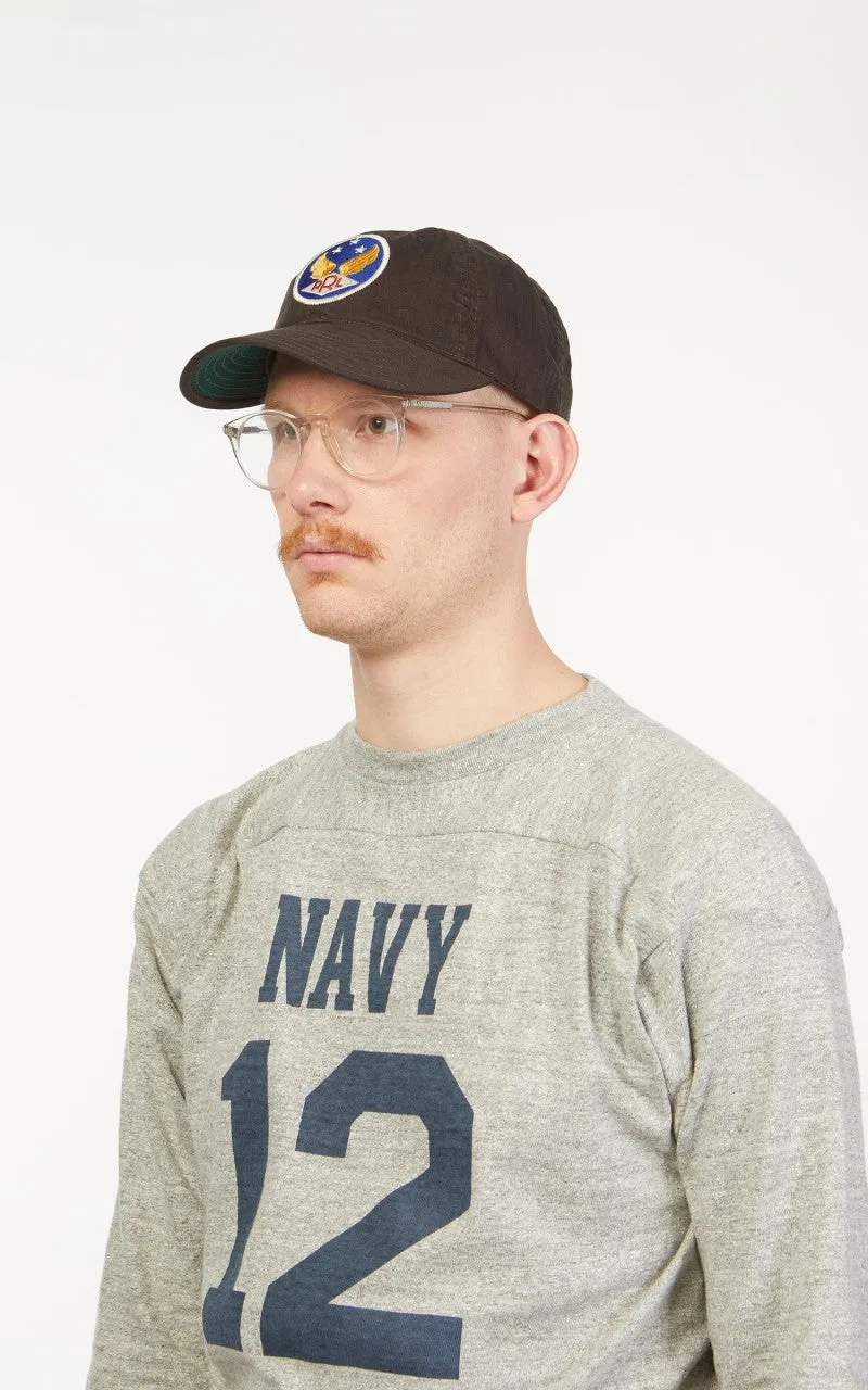 RRL Winged-Logo Baseball Cap Garment-Dyed Black sold by Cultizm product image thumbnail 2