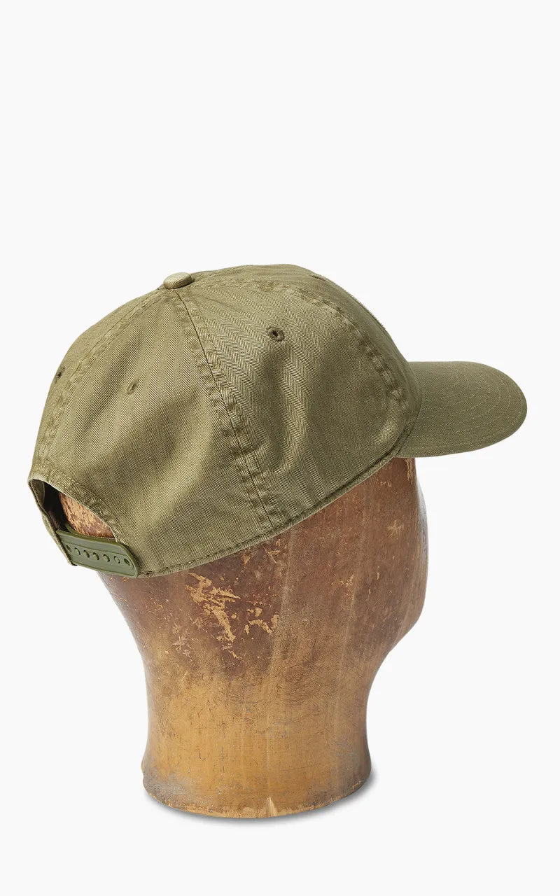 RRL Winged-Logo Baseball Cap Garment-Dyed Brewster Green sold by Cultizm product image thumbnail 3