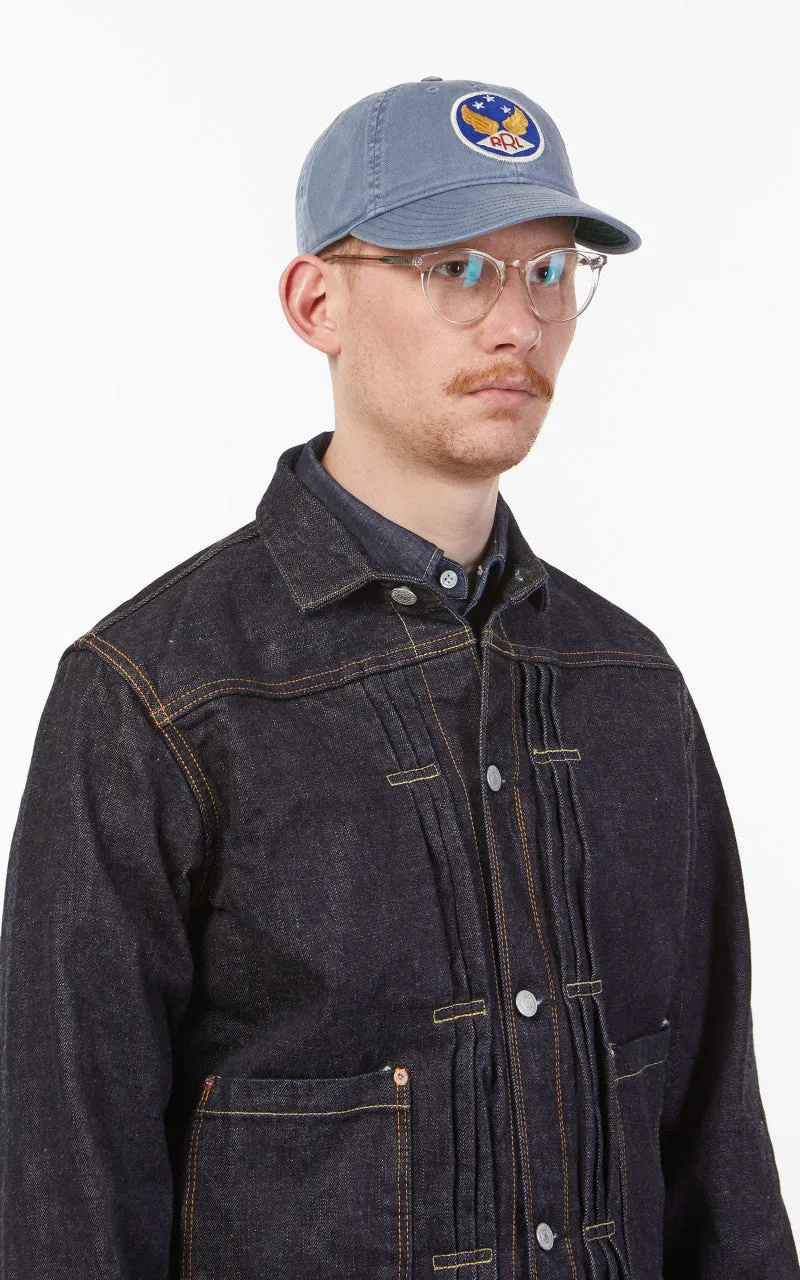 RRL Winged-Logo Baseball Cap Garment-Dyed Midnight Blue sold by Cultizm product image thumbnail 5