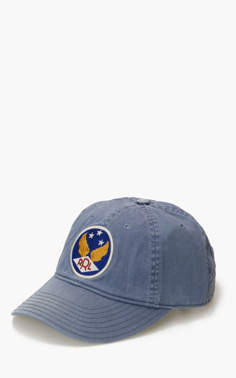 RRL Winged-Logo Baseball Cap Garment-Dyed Midnight Blue sold by Cultizm product image thumbnail 4