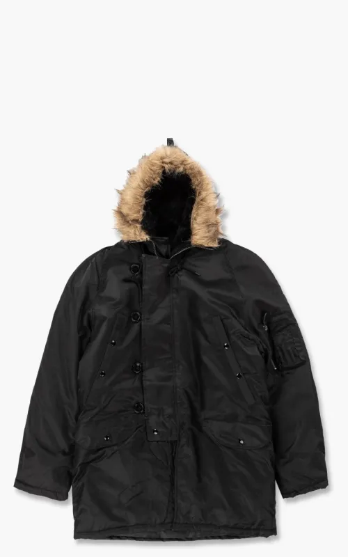 Military Surplus N3B US Flight Parka Black sold by Cultizm