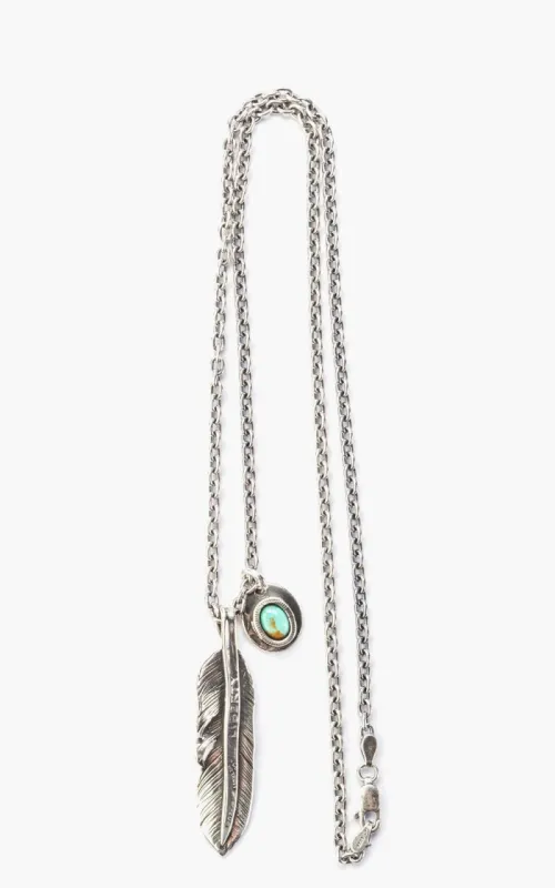 North Works N-410 Necklace 925 Silver Liberty Feather made by Cultizm