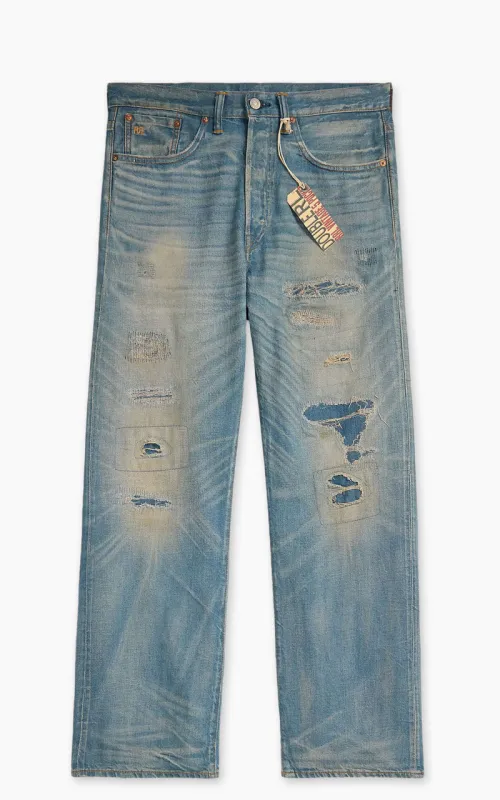RRL Vintage 5-Pocket Selvedge Jean Plainfield Wash sold by Cultizm