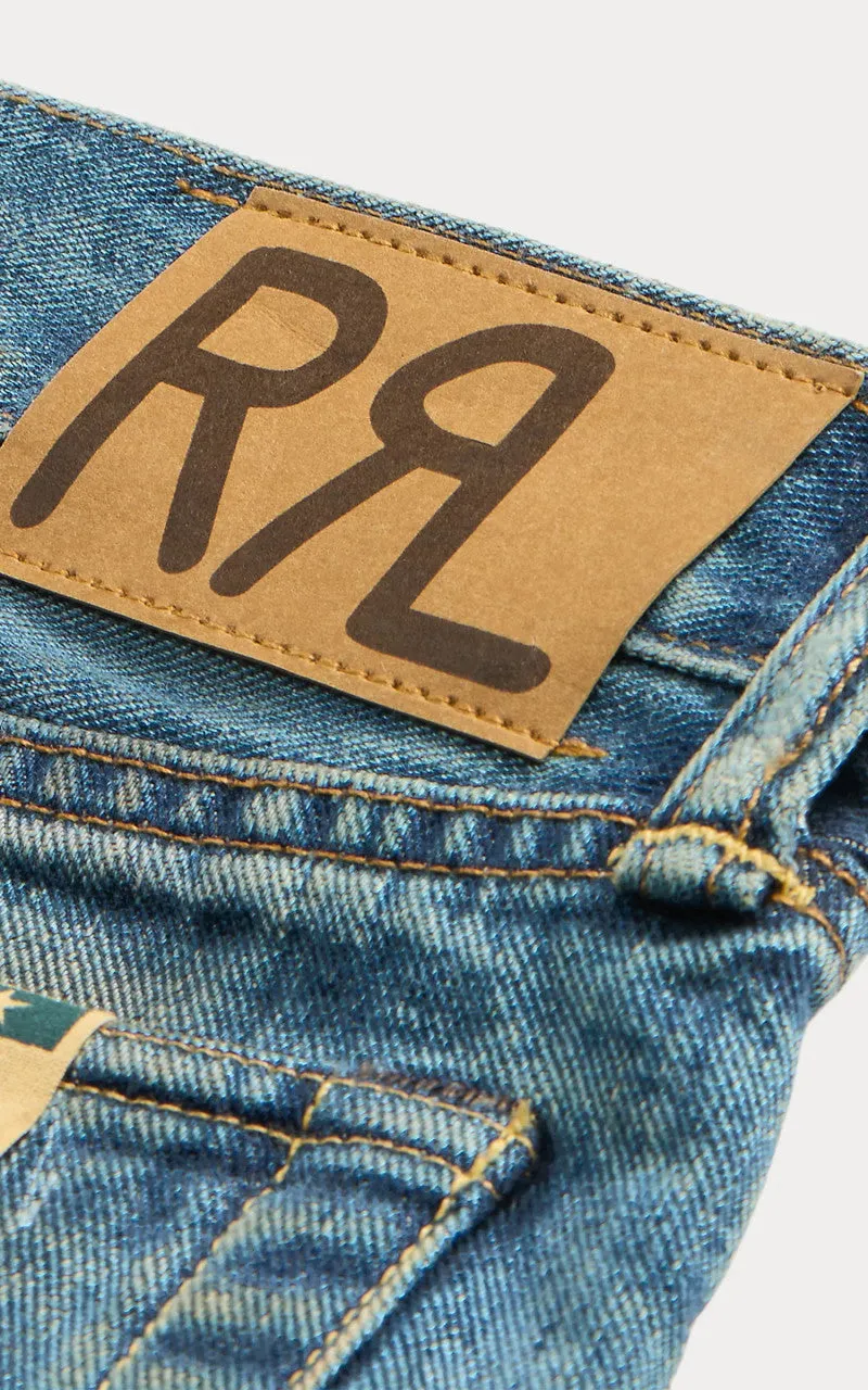 RRL High Slim Jean Brannon Repaired Wash sold by Cultizm product image thumbnail 5