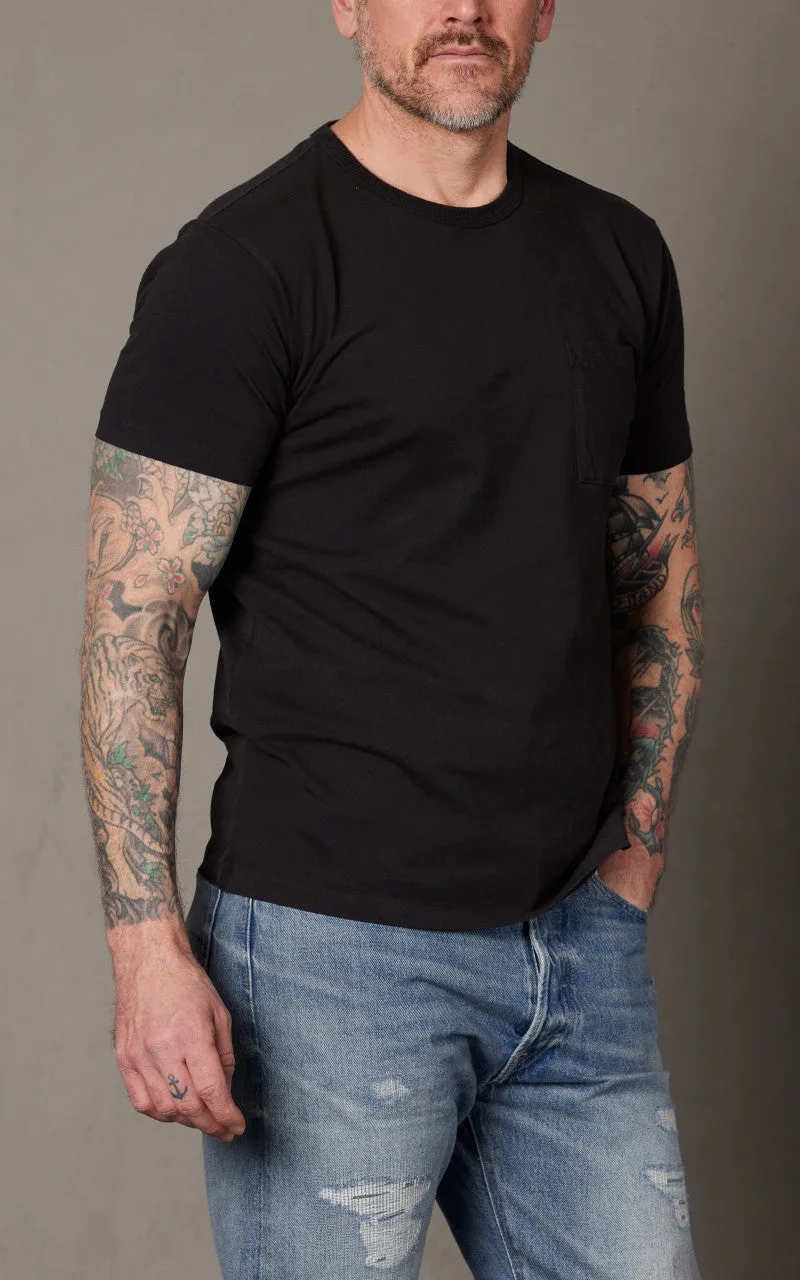 RRL 2-Pack Garment-Dyed Pocket Tees Black sold by Cultizm product image thumbnail 4