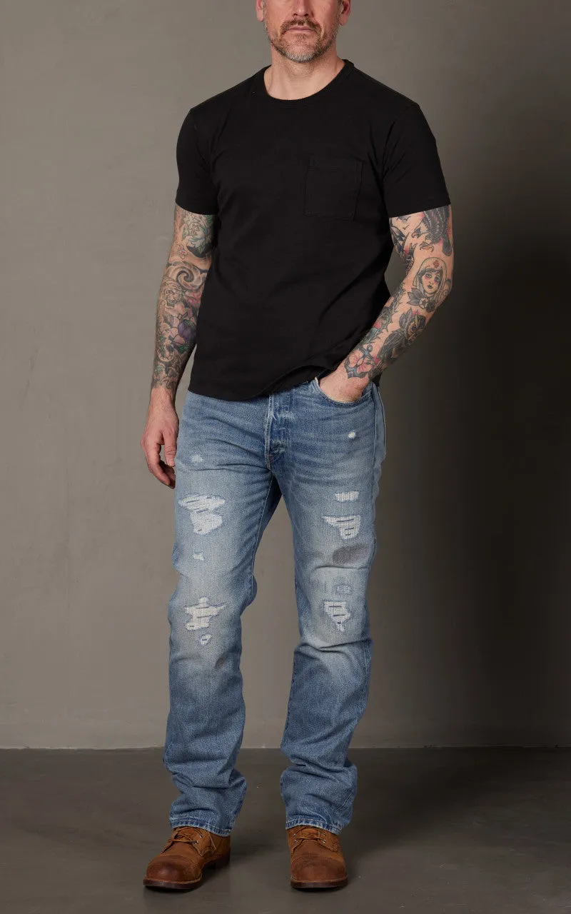 RRL 2-Pack Garment-Dyed Pocket Tees Black sold by Cultizm product image thumbnail 2
