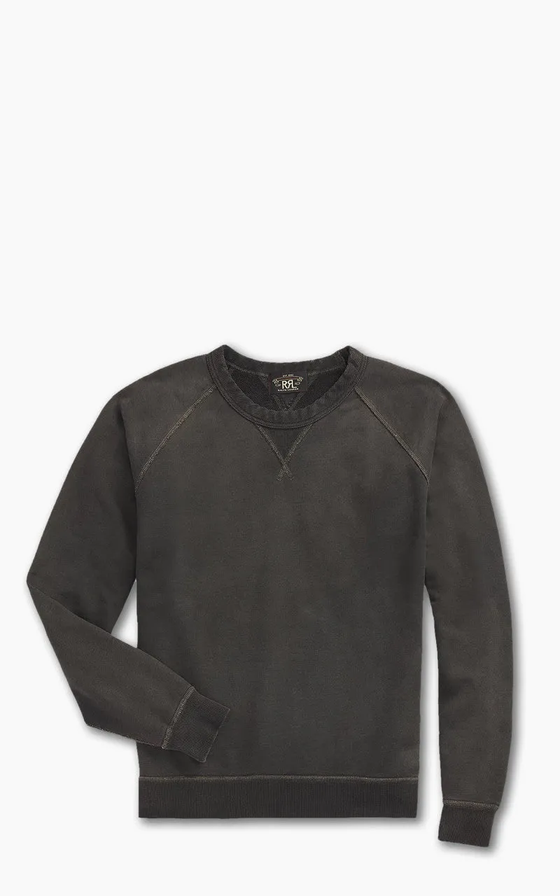 RRL French Terry Crewneck Black Indigo sold by Cultizm