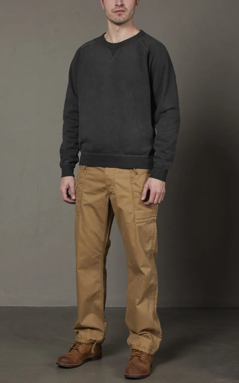 RRL French Terry Crewneck Black Indigo sold by Cultizm product image thumbnail 2