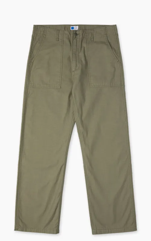 Japan Blue JBPT1031 Relaxed Fit Baker Pants Olive Drab made by Japan Blue Jeans