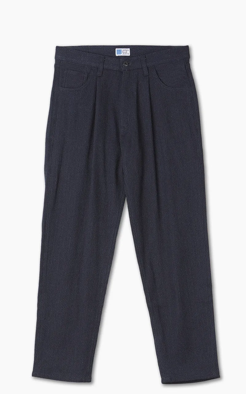Japan Blue JBJE1500 Sashiko Wide Tapered Pants Indigo sold by Cultizm