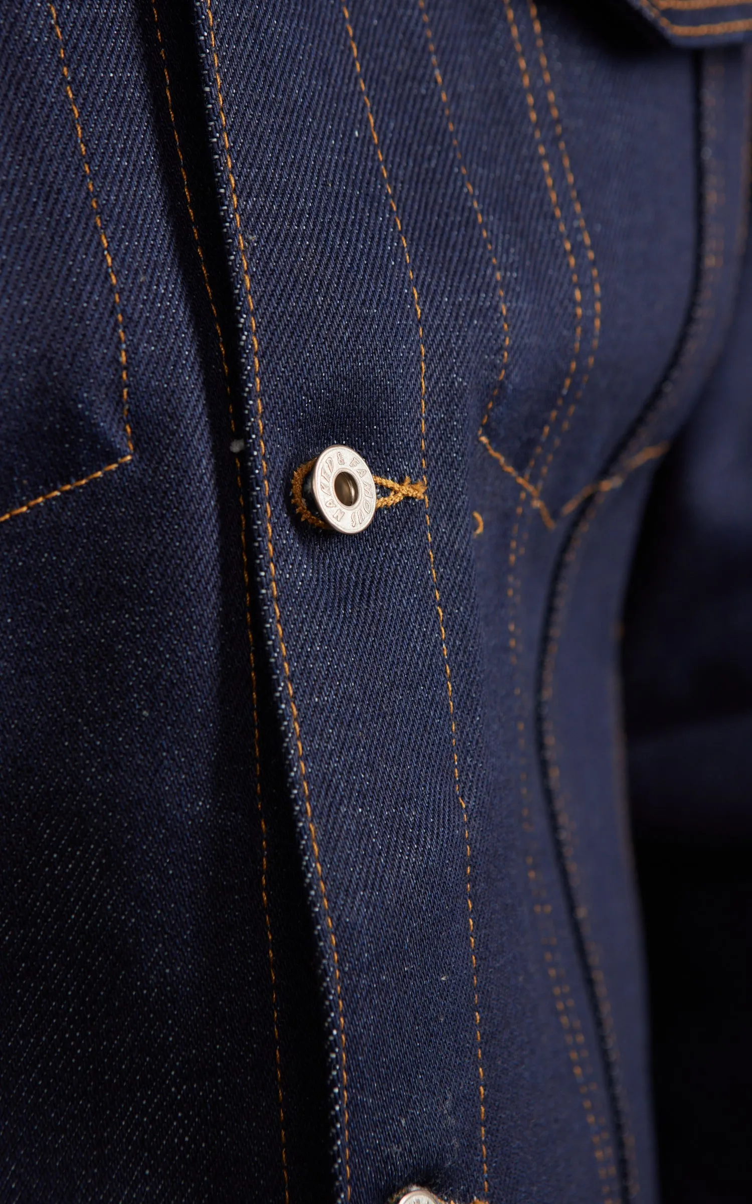 Naked & Famous Denim Denim Jacket Elephant 14 - Dirty Elephant Selvedge Indigo 20oz sold by Cultizm product image thumbnail 5