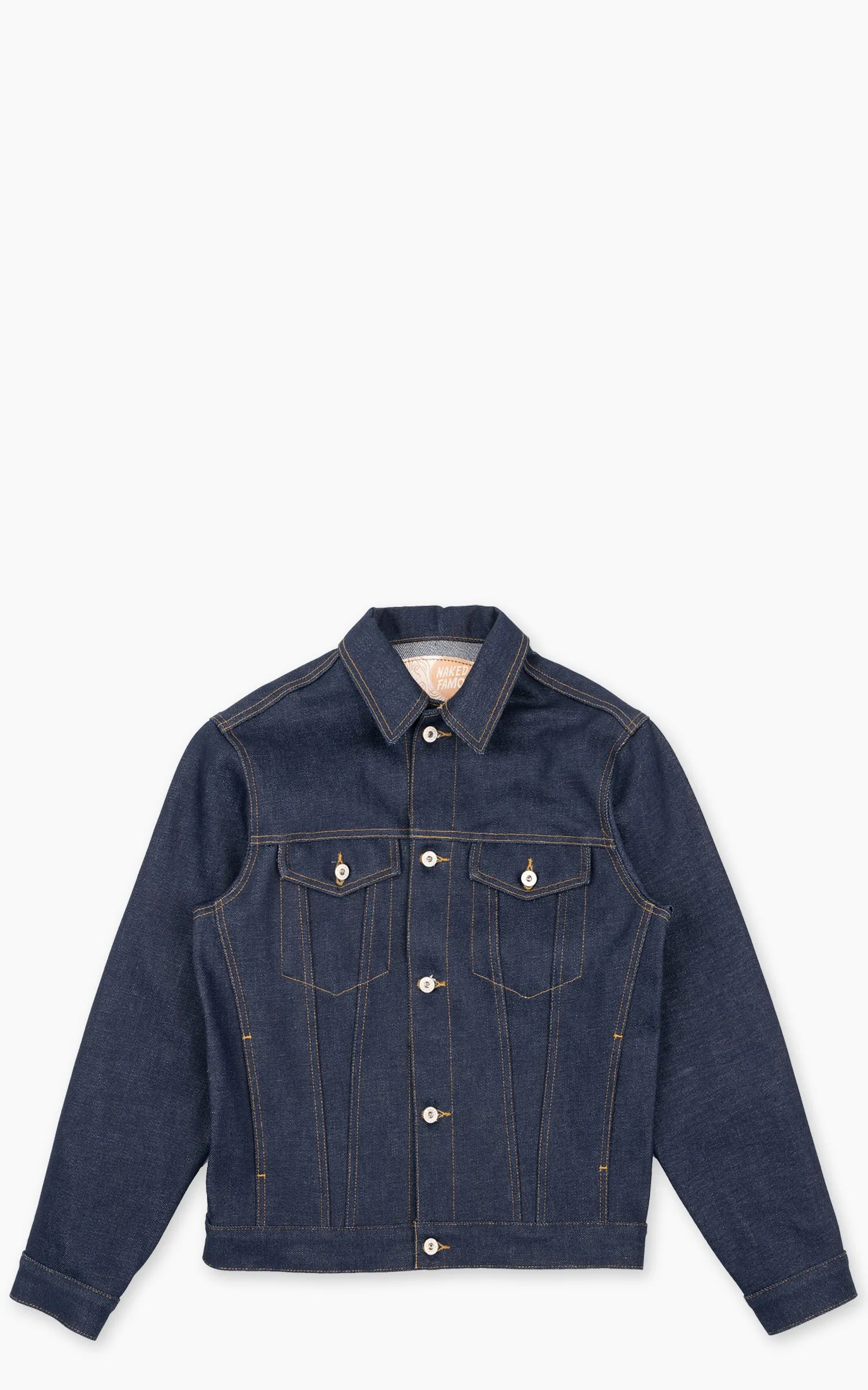 Naked & Famous Denim Denim Jacket Elephant 14 - Dirty Elephant Selvedge Indigo 20oz sold by Cultizm
