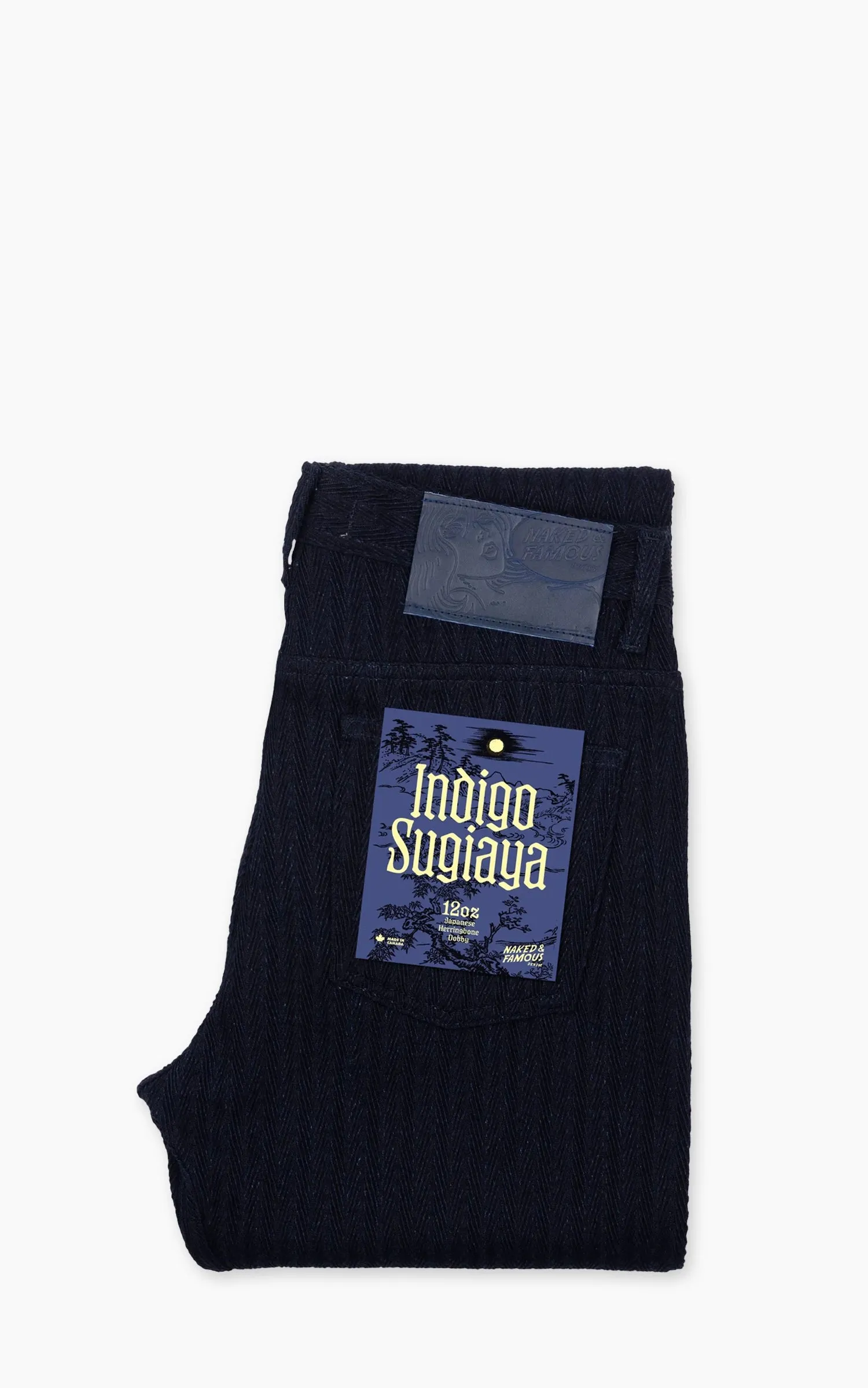 Naked & Famous Denim Weird Guy Sugiaya Indigo sold by Cultizm