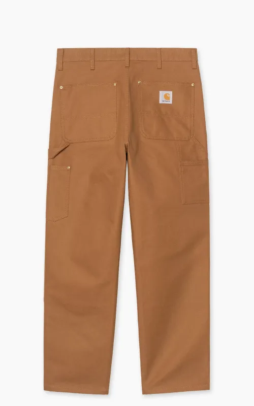Carhartt WIP Double Knee Pant Dearborn Canvas Rigid Hamilton Brown sold by Cultizm