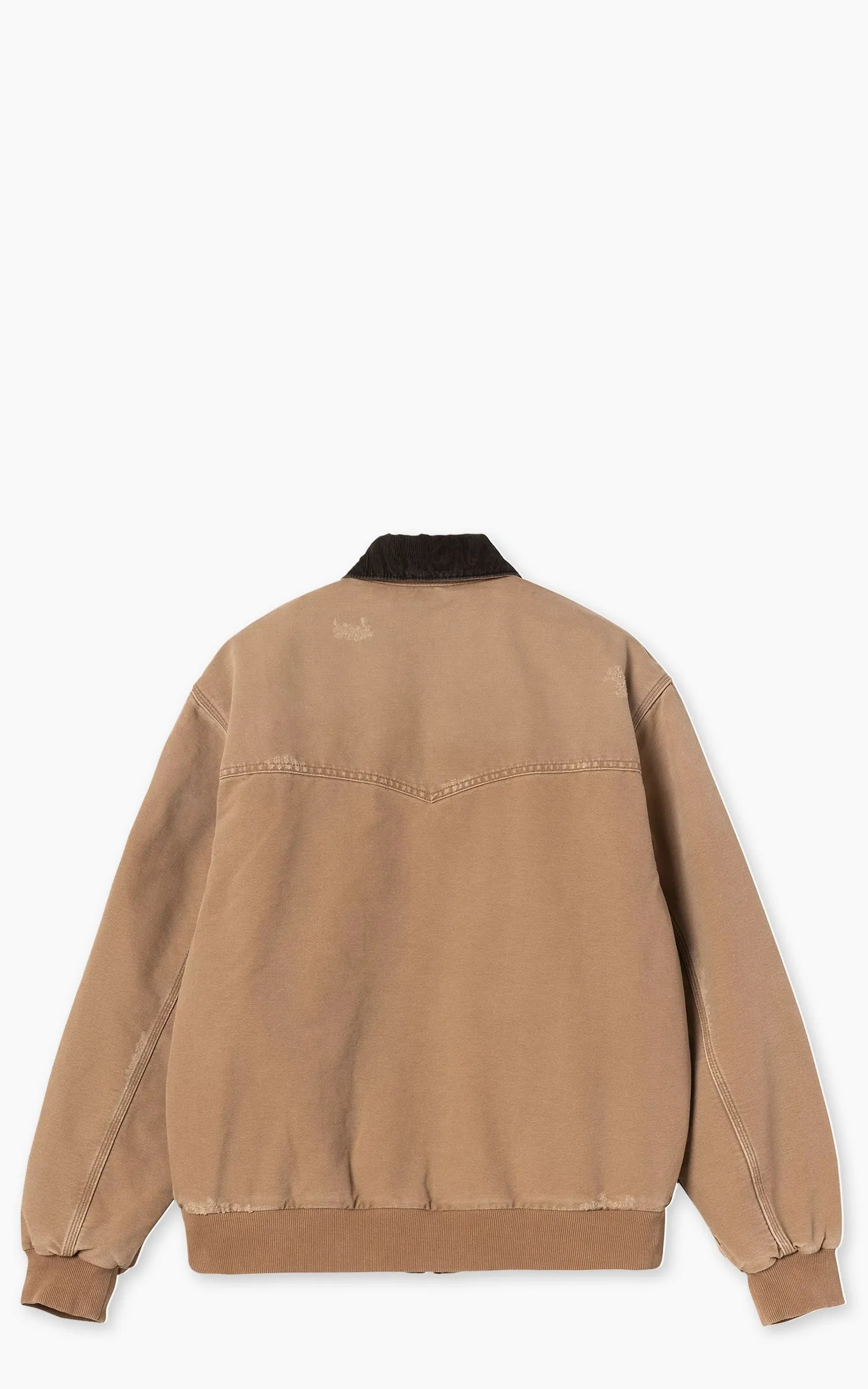 Carhartt WIP OG Santa Fe Jacket Dearborn Canvas Grind Washed Hamilton Brown/Tobacco sold by Cultizm product image thumbnail 3