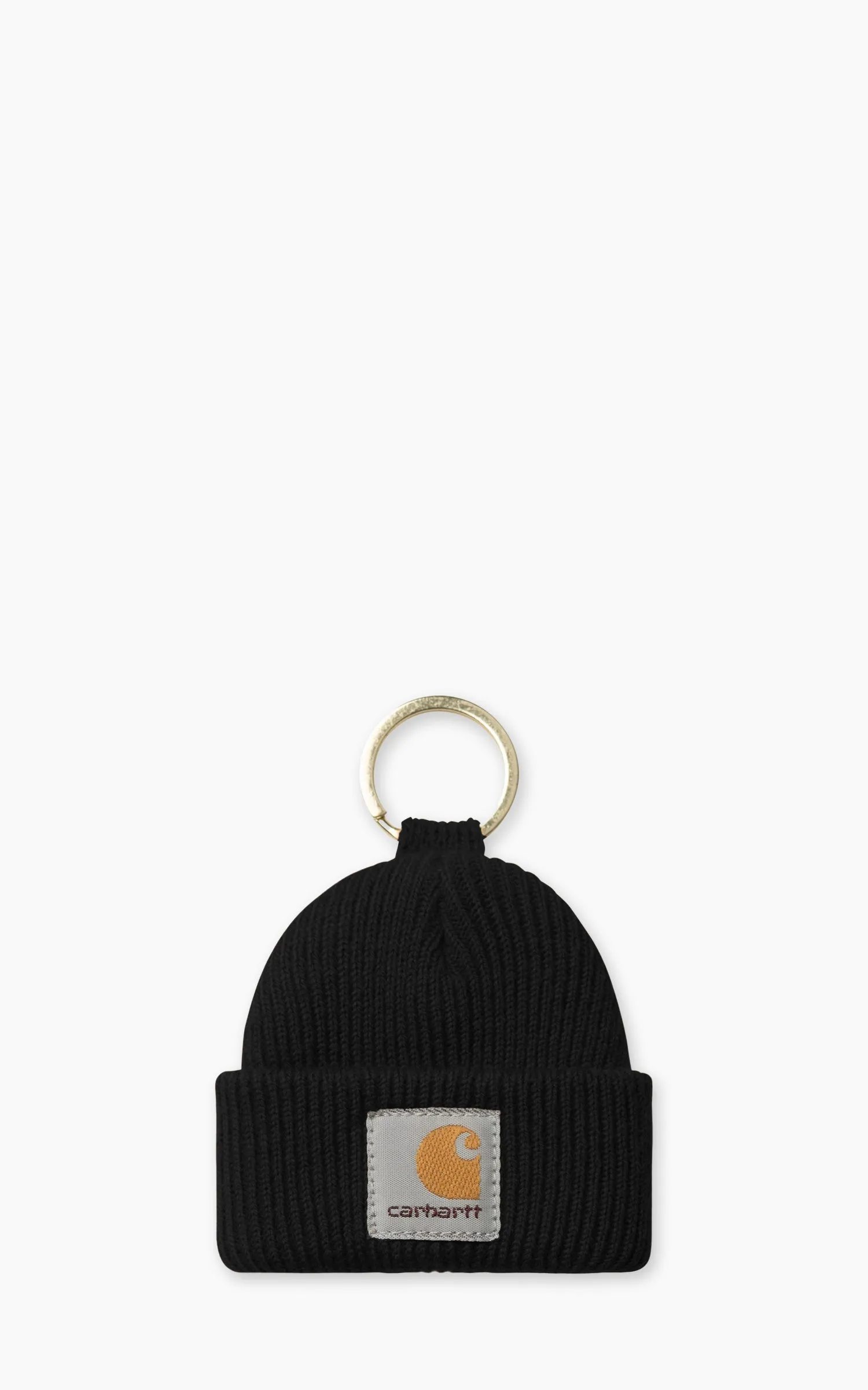 Carhartt WIP Mini Watch Hat Keychain Black sold by Cultizm