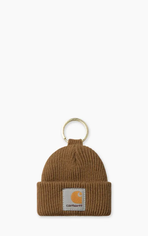 Carhartt WIP Mini Watch Hat Keychain Hamilton Brown sold by Cultizm