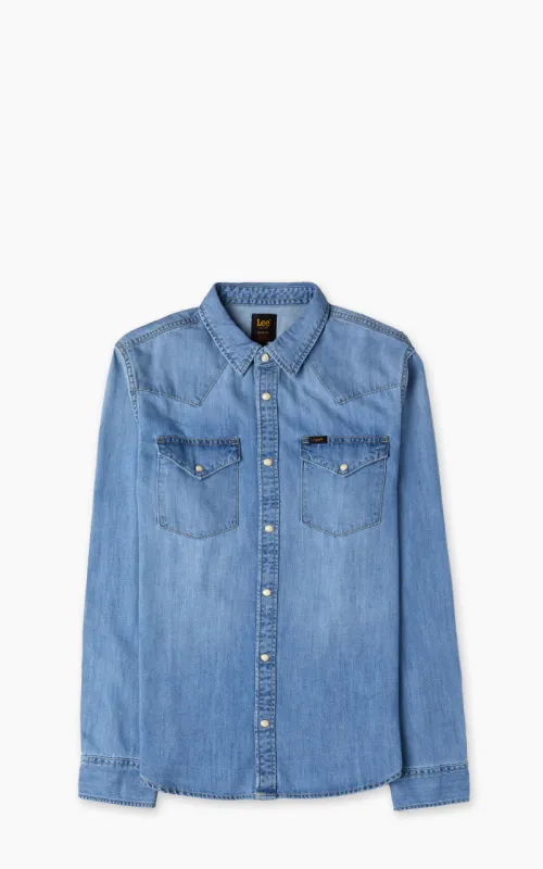 Lee Western Shirt Frost Blue made by Cultizm