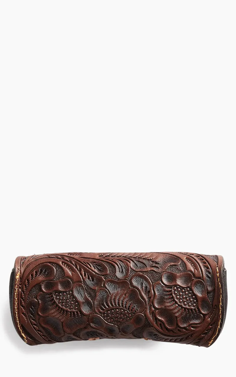 RRL Hand-Tooled Leather Eyeglass Case Brown sold by Cultizm product image thumbnail 3