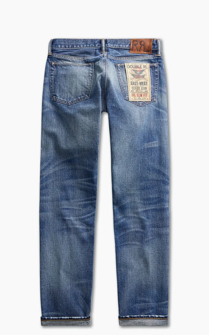 RRL Slim Fit Selvedge Jean Hillsview Wash sold by Cultizm product image thumbnail 2