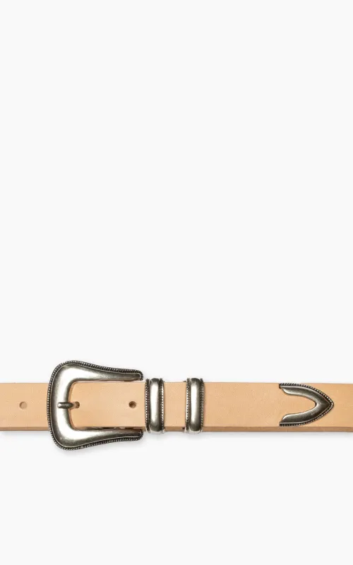 Nudie Jeans Western Silver Belt Natural made by Nudie Jeans