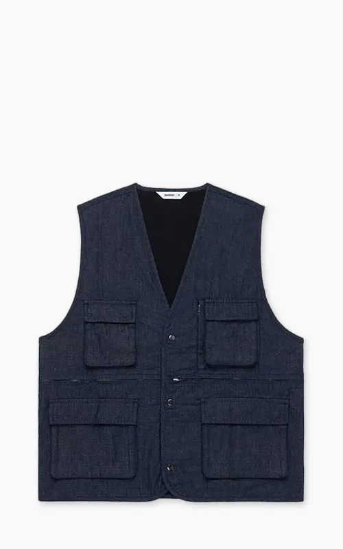 3sixteen Field Vest Ripstop Indigo sold by Cultizm