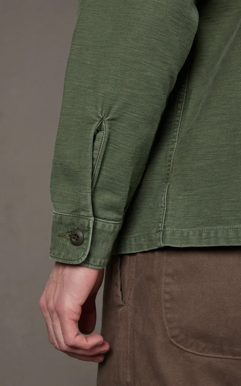 OrSlow US Army Fatigue Shirt Green Used Wash sold by Cultizm product image thumbnail 5