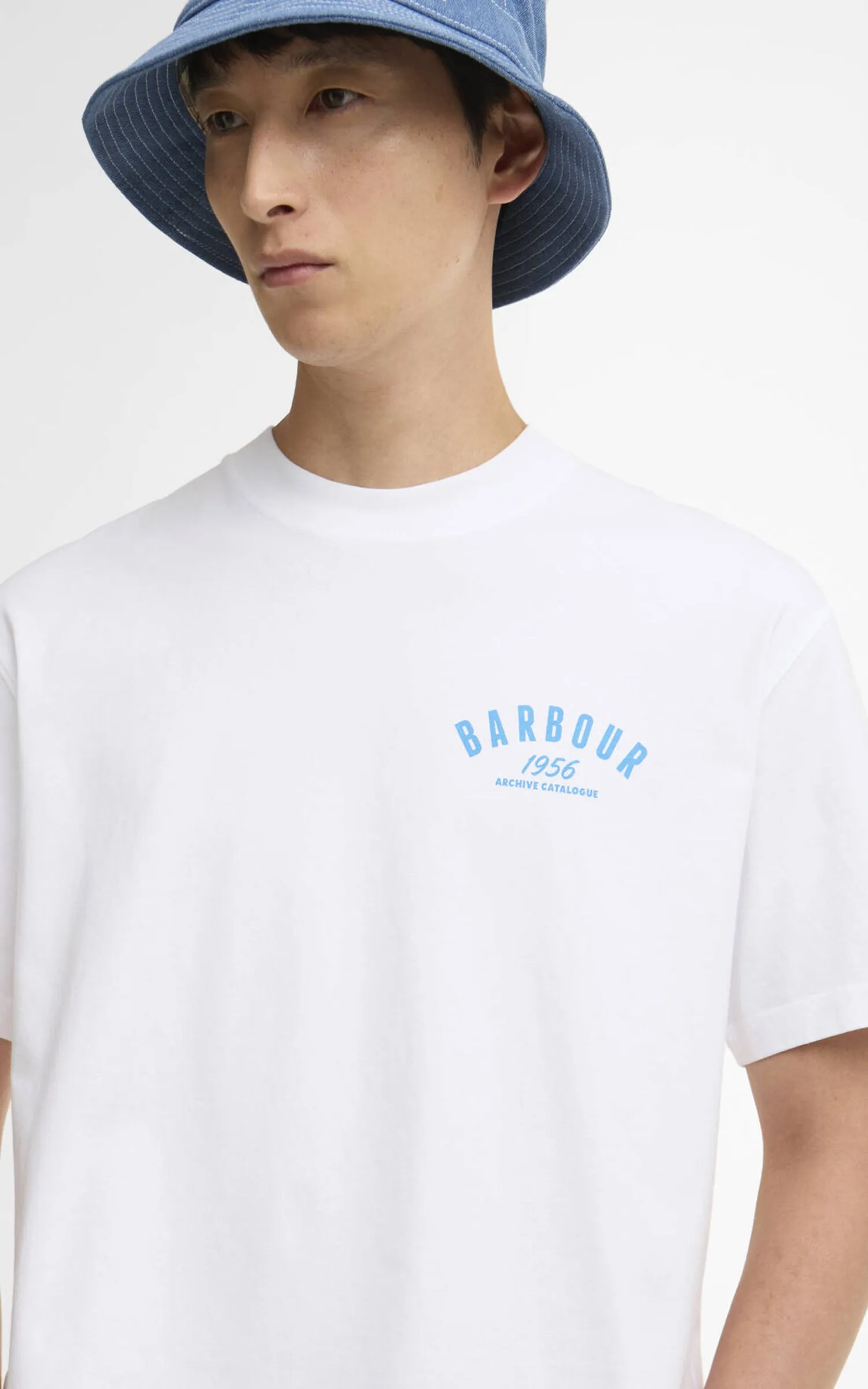 Barbour 1956 Graphic Oversized T-Shirt White sold by Cultizm product image thumbnail 3