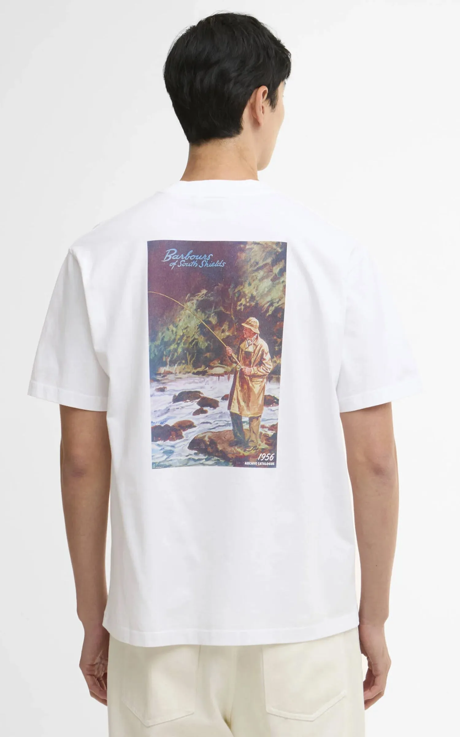 Barbour 1956 Graphic Oversized T-Shirt White sold by Cultizm product image thumbnail 2