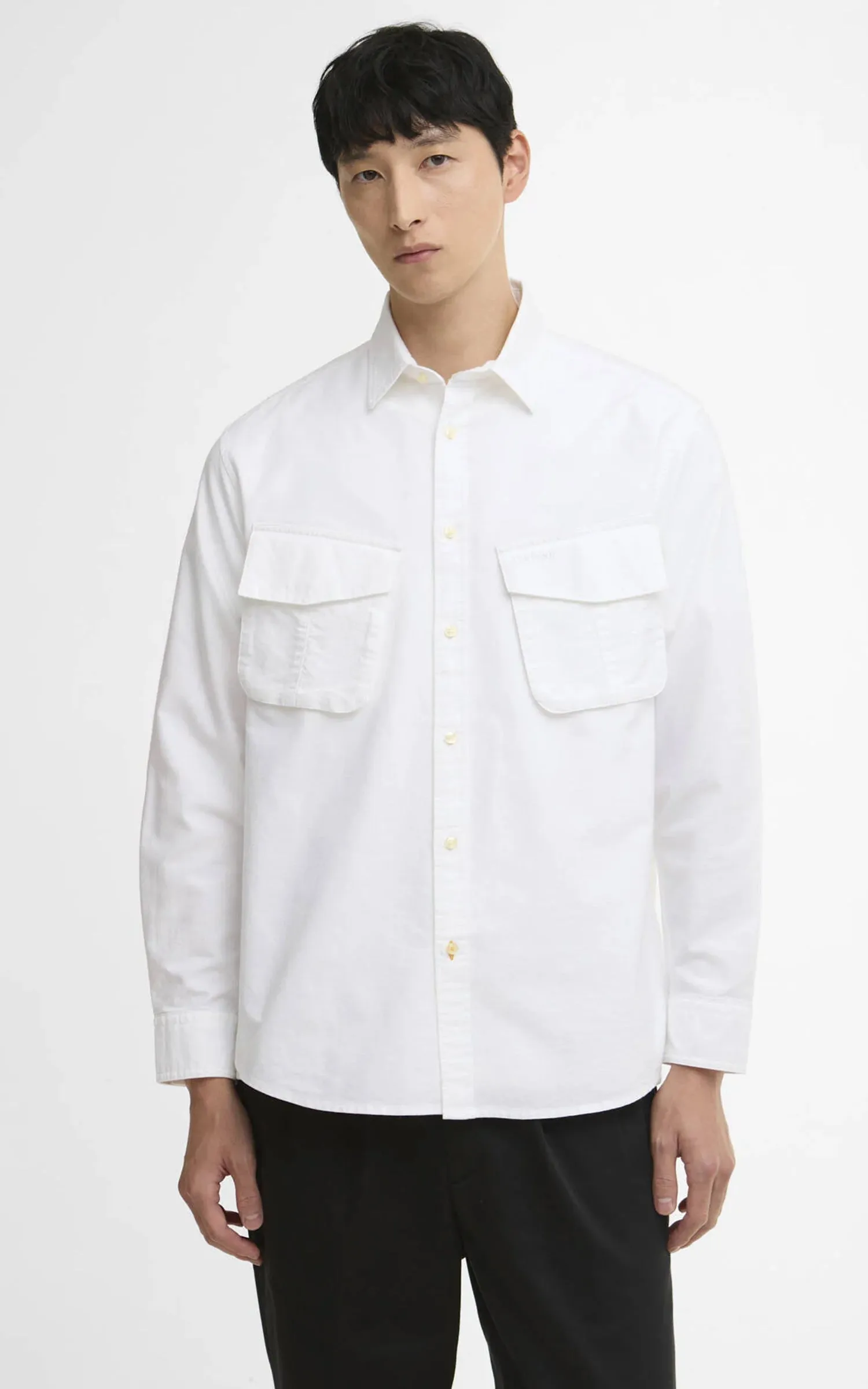 Barbour Arnham Oversized Oxford Jungle Shirt White sold by Cultizm product image thumbnail 2