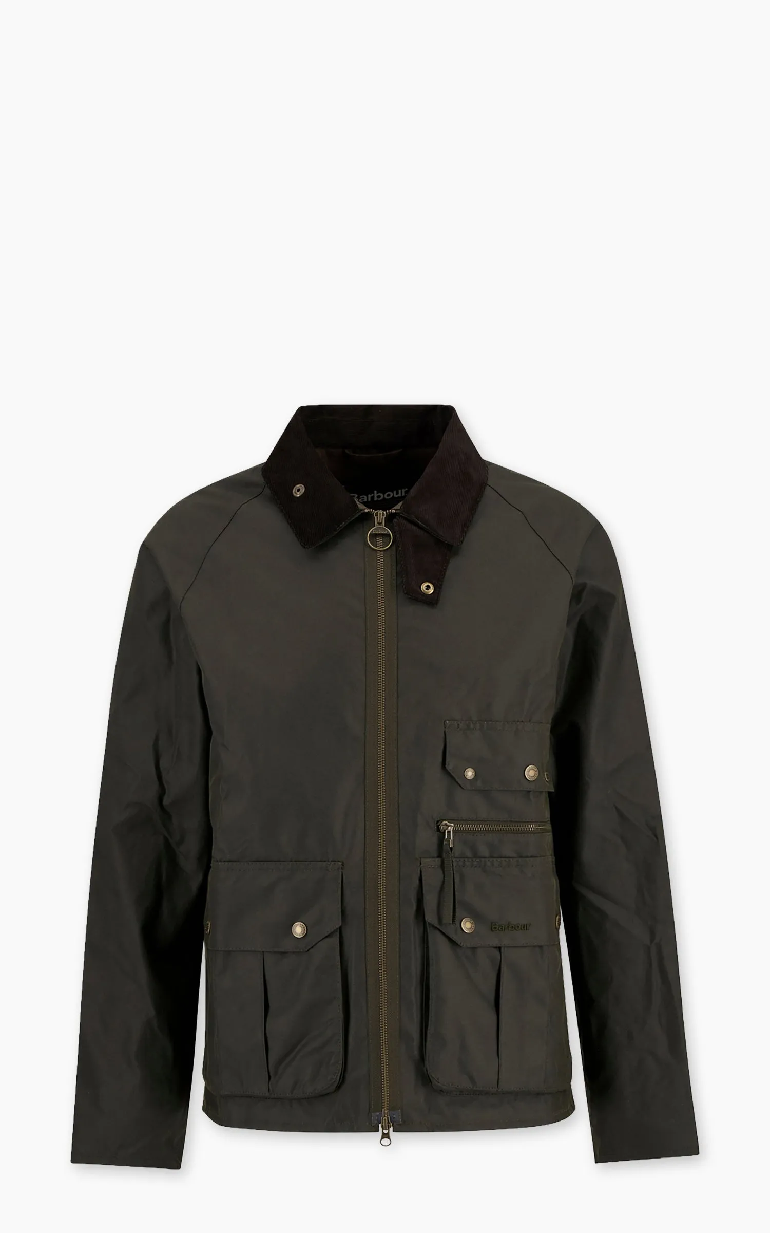 Barbour Re-Engineered Blackett Spey Waxed Jacket Archive Olive sold by Cultizm