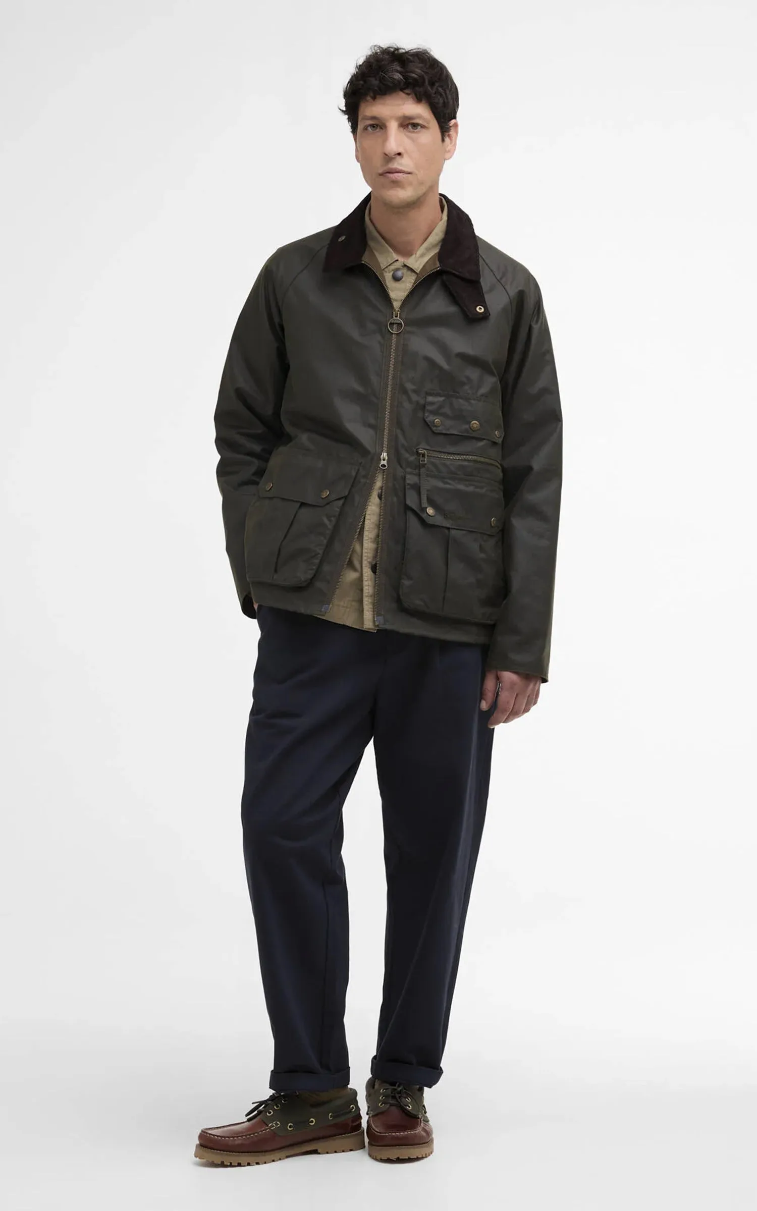 Barbour Re-Engineered Blackett Spey Waxed Jacket Archive Olive sold by Cultizm product image thumbnail 3