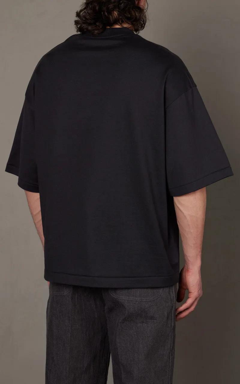 Kaptain Sunshine Suvin Supima Tube Halfsleeve Tee Heavy Ink Black sold by Cultizm product image thumbnail 5