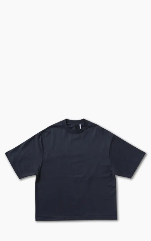 Kaptain Sunshine Suvin Supima Tube Halfsleeve Tee Heavy Ink Black sold by Cultizm